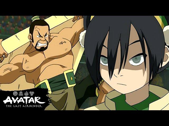 Toph's First Fight As The Blind Bandit  Full Scene | Avatar: The Last Airbender