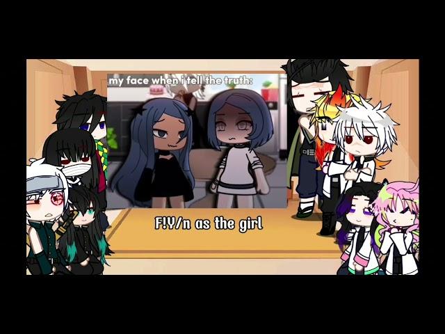 Hashiras react to Y/n as random gacha p1 |sad|#gacha #gachaclub #hashirasreact #hashibira