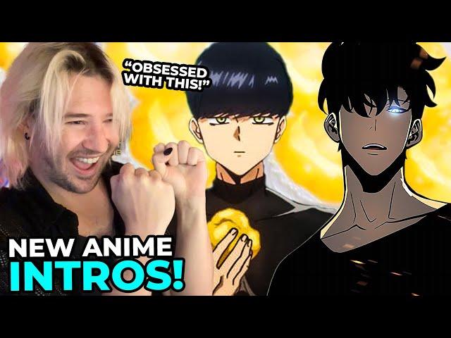 LOVE THIS ANIME! | REACTION | ANIME INTROS | MASHLE - SOLO LEVELING