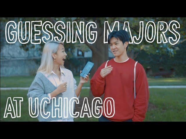 Guessing Majors @UChicago pt.1