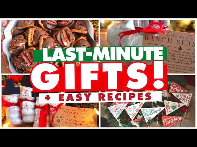 Need a quick gift? AMAZING DIY Gift Ideas & Christmas Treat Recipes You Can Make FAST! 