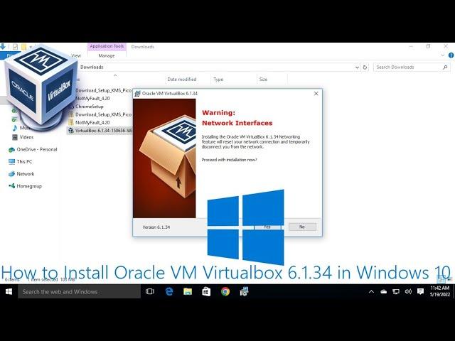 How to Install Oracle VM Virtualbox 6.1.34 in Windows 10