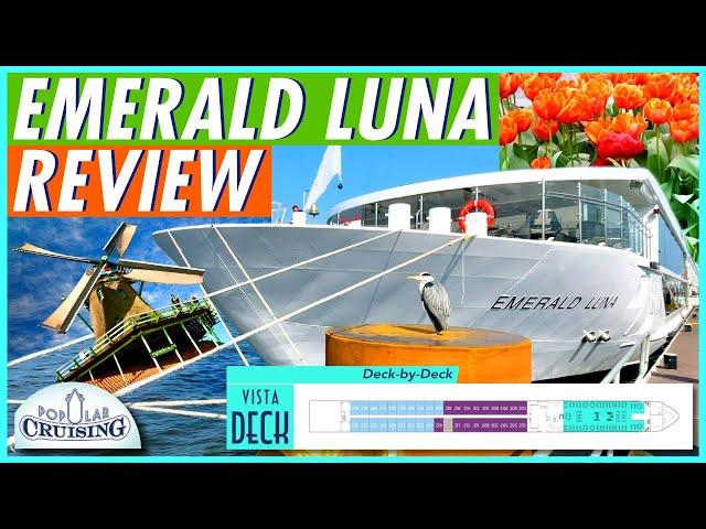 Experience a NETHERLANDS River Cruise  Emerald LUNA Review and Deck-By-Deck Tour ~ Emerald Cruises