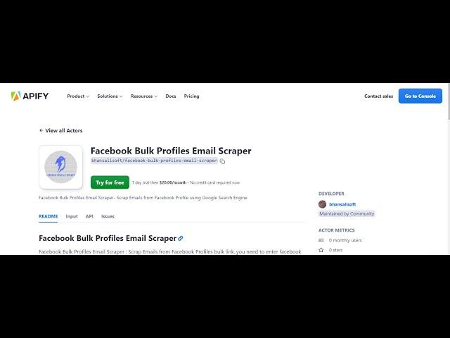 Facebook Bulk Profile Email Scraper