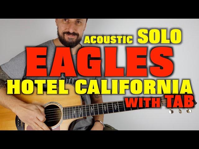 Hotel California Solo The Eagles Acoustic Guitar with TAB (blocked in some countries)