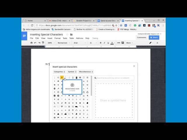 Google Docs - Insert Special Characters (Easily)