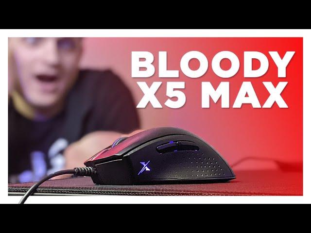 Обзор Bloody X5 Max / Мышка для начинающего геймера