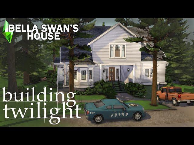 BELLA SWAN'S HOUSE //  BUILDING TWILIGHT ️ // Sims 4 Speed Build // NoCC