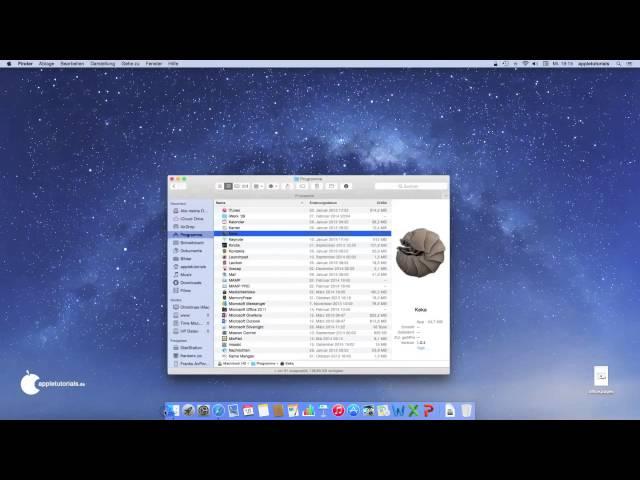Programme deinstallieren - Mac für Anfänger