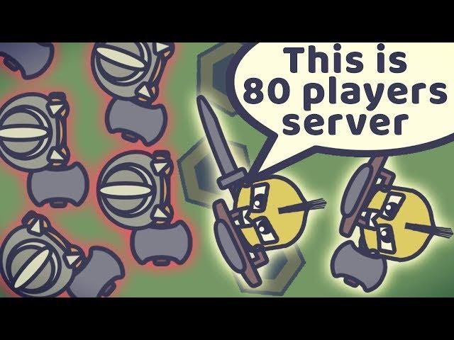 Moomoo.io - 2 vs 78 (80 players server takeover)!