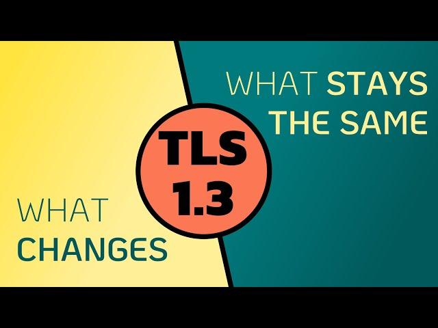 TLS 1.3 - What Changes? What stays the same?