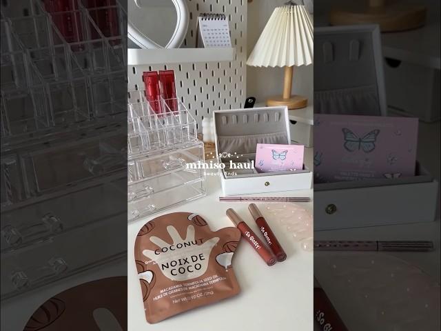 Miniso haul  | beauty finds #miniso #minisohaul