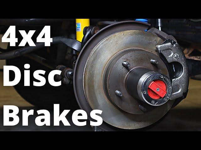 Rebuild 4x4 Front Disc Brakes & Bearings | 1980-1996 Ford Bronco F150 | Dana 44 | Bronco Restoration