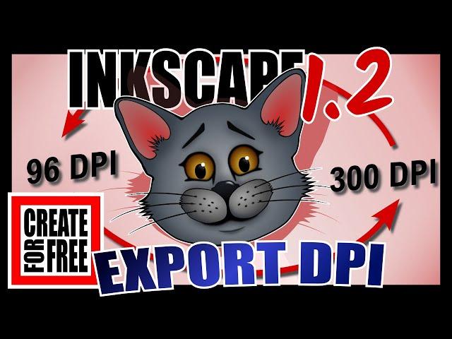 Setting Export Resolution Inkscape 1.2