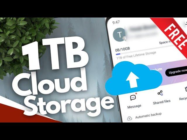 How can I get 1TB of cloud storage for free Lifetime 2022