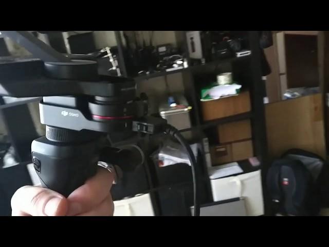 DJI Osmo RAW with X5R and DJI Wired adapter