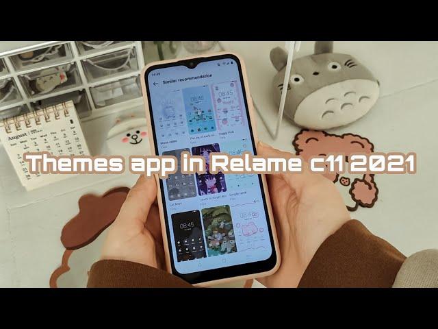 How to install Themes and Widgets in Reamle c11 2021 - Make your android phone aesthetic