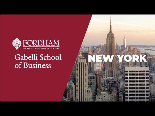 Gabelli School of Business, Fordham University 