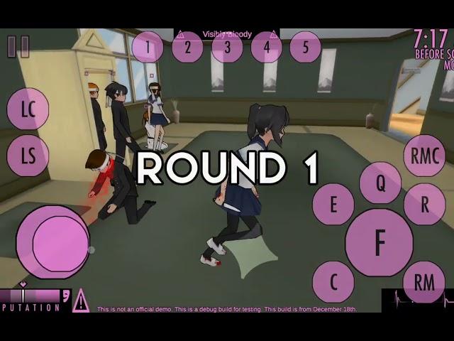 Ayano and budo are fighting ?! [] yandere simulator 2017 build port by @NikorasuDev ! []