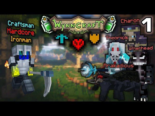 Starting Over The Ultimate Challenge On Minecraft MMORPG Wynncraft | HUIC 1