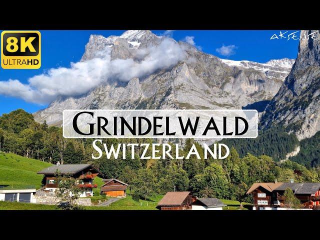 [  8K ] Fairytale like Grindelwald - Dreamland Switzerland | 8K UHD Video