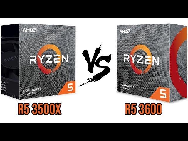 Ryzen 5 3500X vs Ryzen 5 3600 | Ryzen 5 3600 vs Ryzen 5 3500X | Ryzen 5 3500X Benchmarks