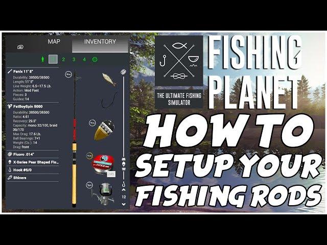 How to SETUP Your Different FISHING RODS! - Fishing Planet Tips