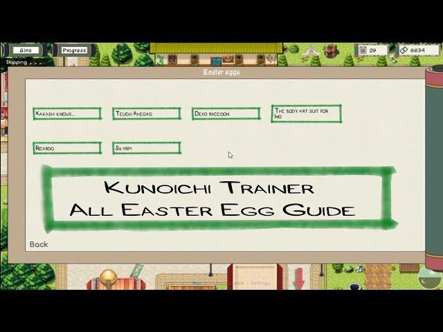 Kunoichi Trainer All Easter Eggs Guide