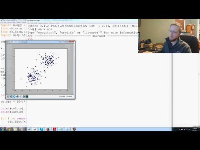 Unsupervised Machine Learning - Hierarchical Clustering with Mean Shift Scikit-learn and Python