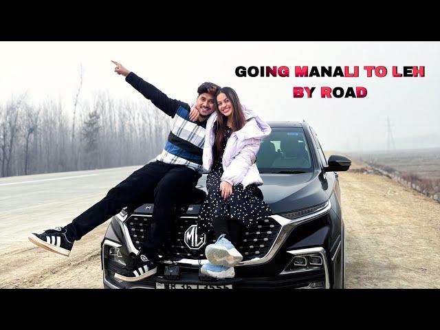 Going Manali to Leh ￼by Road 🫶￼ || arbaz mallick and beauty khan vlog Videos Leh Ladakh Road Trip