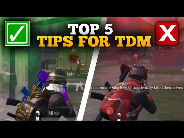 Top 5 TDM Tips And Tricks | PUBG LITE TDM | OnePlus,9R,9,8T,7T,,7,6T,8,N105G,N100,Nord,5TNeverSettle