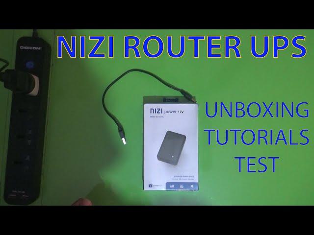 NIZI ROUTER BACKUP UPS OR POWERBANK