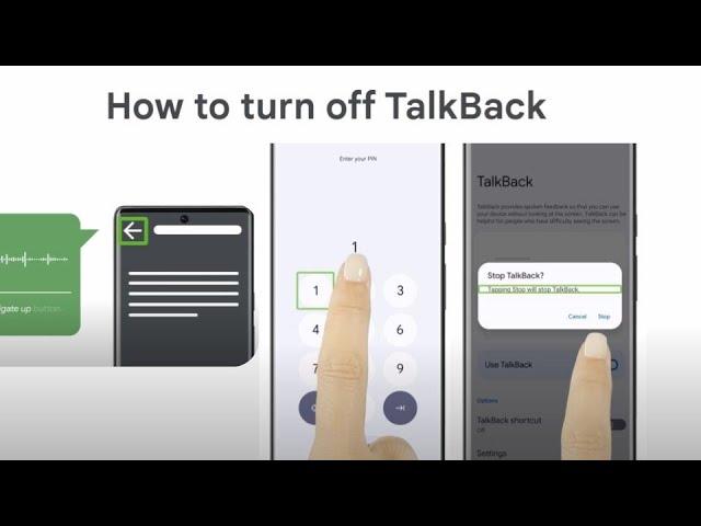 How to turn off TalkBack screen reader