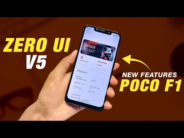 POCO F1 - Zero UI V5 By Hyper OS | Android 14 | Added Theme Server & More Features