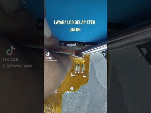 jumper jalur lampu lcd #shorts #repairing #smartphone #displayproblem #smartphone #android