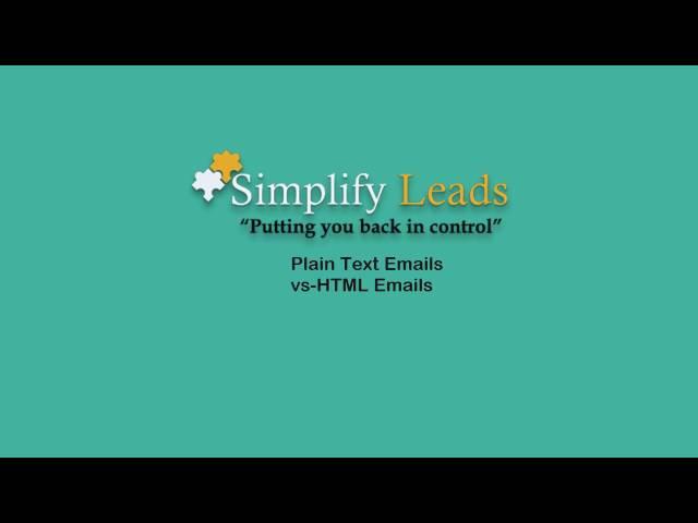 Plain Text Emails vs HTML Emails - Video 6