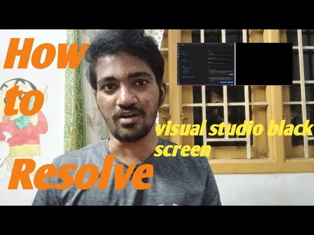 How to resolve vs code black screen issue in Tamil | @karthikeyanjj13