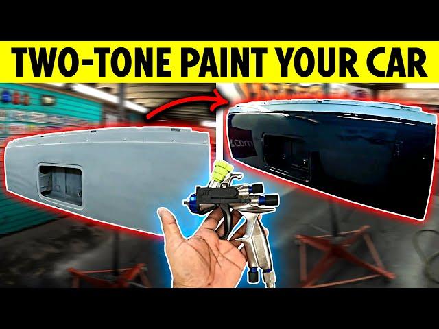 Car Painting: How to Two-Tone Paint Your Car And Review of the New EXODUS Spray Paint Gun