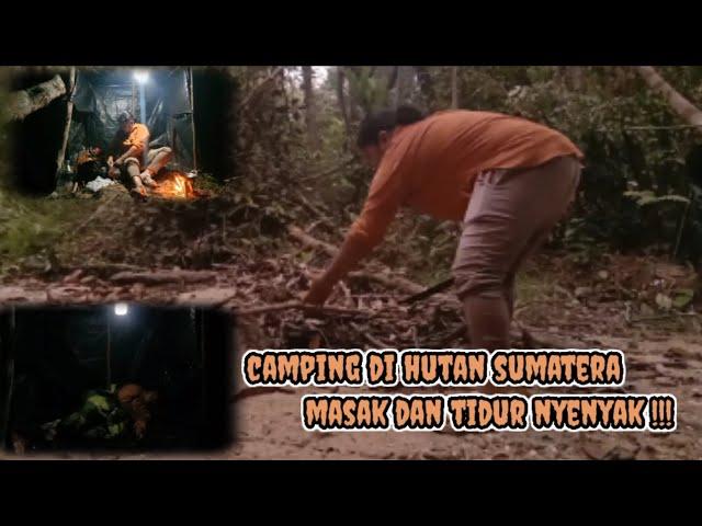 Camping di hutan Sumatera ,masak-masak dan tidur nyenyak #camping #solocamping #campingdihutan #asmr