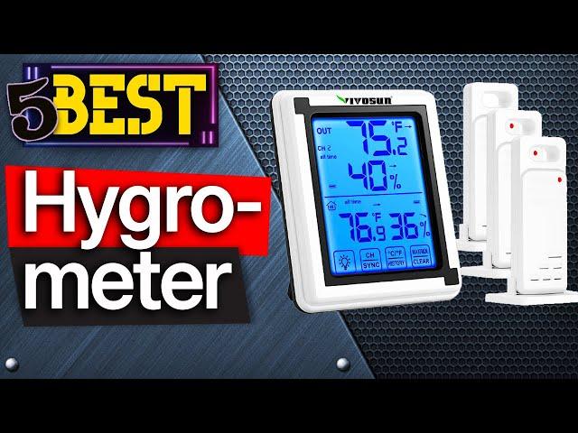  TOP 5 Best Hygrometers [ 2023 Buyer's Guide ]