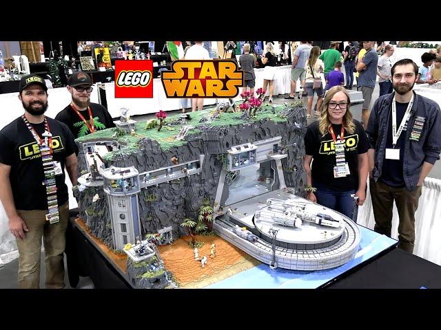 Amazing LEGO Star Wars TideBreaker Rebel Station with Full Interior!