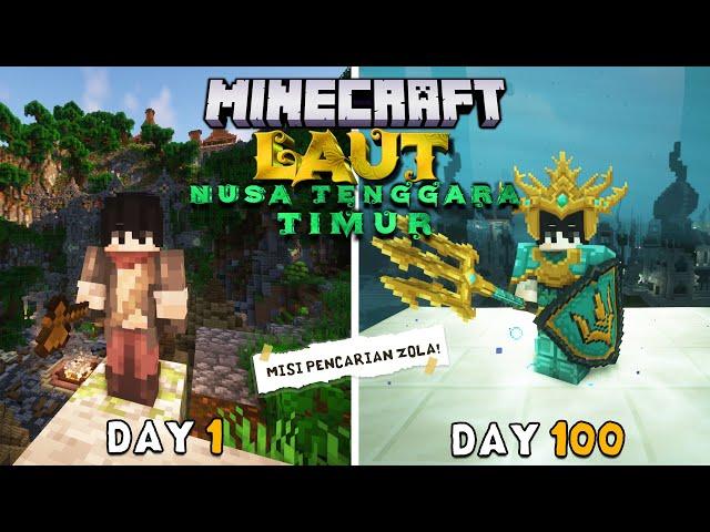 100 Hari di Minecraft Laut Nusa Tenggara Timur