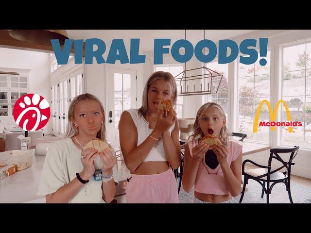 Trying Viral TikTok Foods | Reese Paige