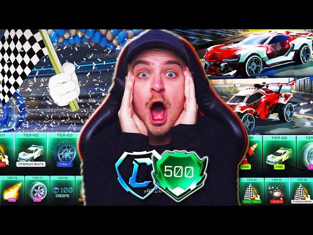 *OMG* Rocket League UPDATED The NEW Rocket Pass so I BOUGHT 500 NEW TIERS! | Season 3 Update!