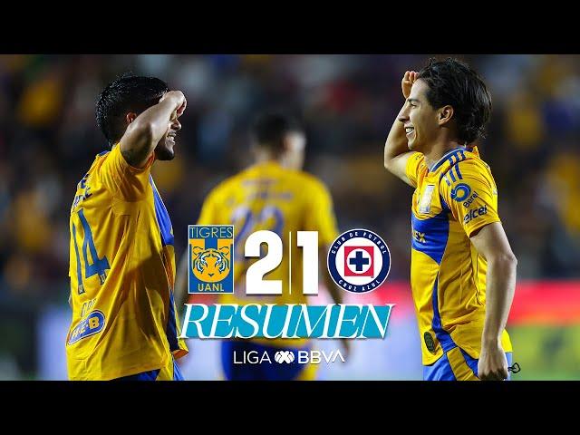 TIGRES 2-1 CRUZ AZUL J7 | Los Incomparables perfectos en el Volcán | Clausura 2025