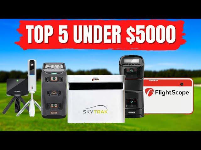 The Best Golf Simulators in 2024! (Top 5 Launch Monitors Under $5000)