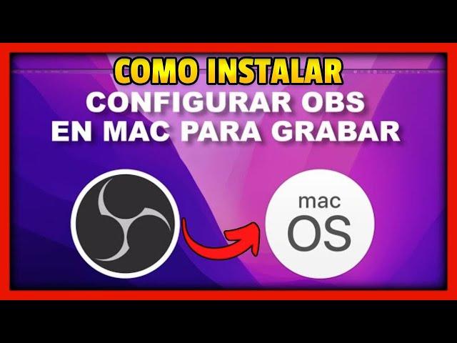 DESCARGAR OBS STUDIO PARA Mac & MacOS │MacBook│ COMO GRABAR PANTALLA EN MAC│CONFIGURAR│Tap2Tech 2023