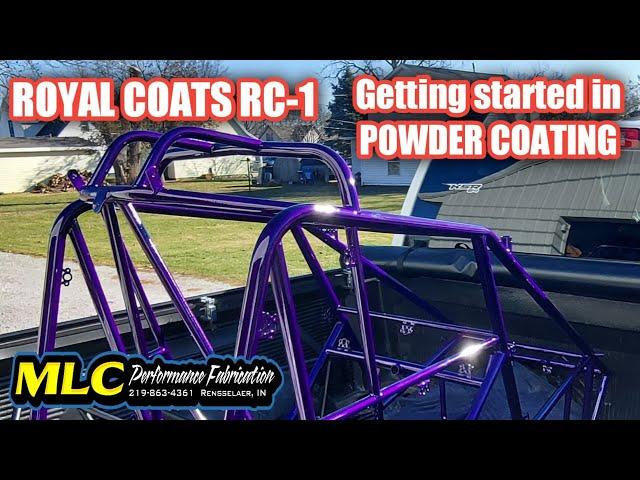 Jumping head first into powder coating with Royal Coats RC-1