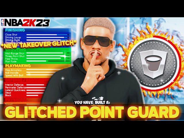 *NEW* POINT GUARD BUILD WITH GLITCHED RIM PROTECTOR TAKEOVER IN NBA 2K23! TAKEOVER GLITCH TUTORIAL!