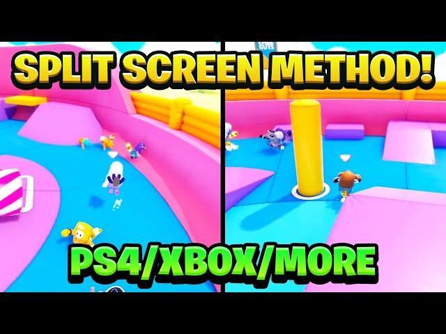 How To Play Split Screen on Fall Guys! (2 Player Split Screen - PS4/PS5/XBOX/PC)